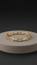 Champagne Gold Link Bracelet