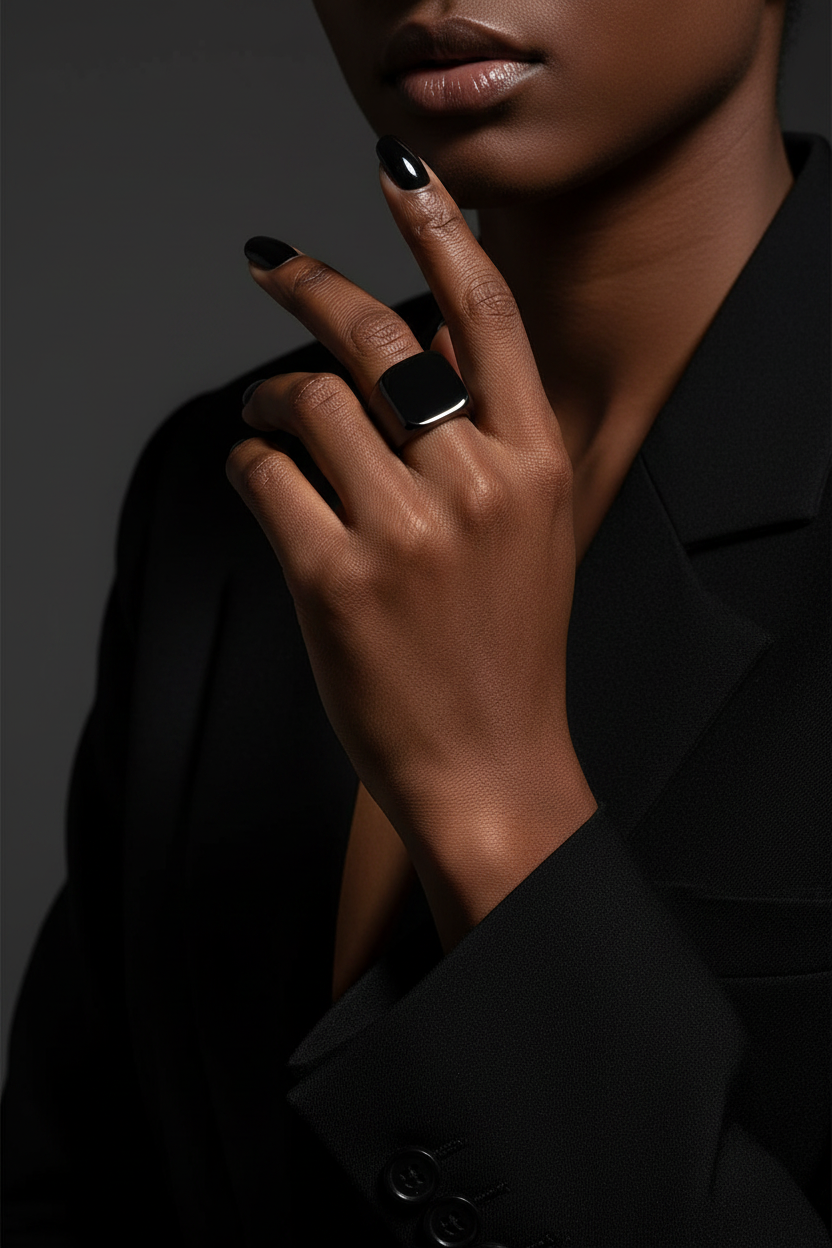 Vintage Signet Ring | Stainless Steel | Unisex