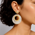 Earrings Sharon - Gold Plated Elegant Earrings